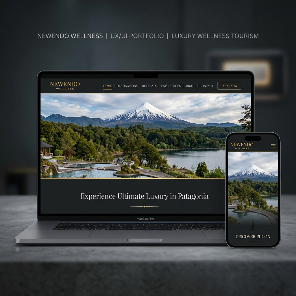 Newendo Wellness — Sitio web de Turismo Wellness en Pucón, Chile